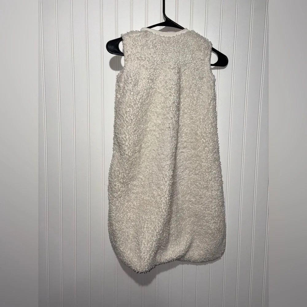 Hudson Baby Cozy White Fleece Sleep Sack| 12-18 Month